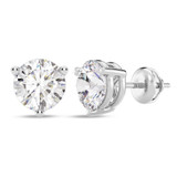 Photo of Ushi 1 1/2 CT. T.W. Lab Grown Diamond Solitaire Earring 10K White Gold [SE1934W-C000]