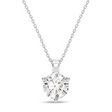 Photo of Ushi 1 Carat T.W. Lab Grown Diamond Solitaire Pendant 10K White Gold [SP1935W-L095]