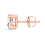 Photo of Win 3/4 CT. T.W. Lab Grown Diamond Solitaire Earring 10K Rose Gold [SE1931R-C000]