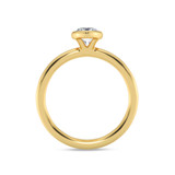 Photo of Niu 1 ct tw. Lab Grown Diamond Marquise Solitaire Engagement Ring 14K Yellow Gold [BT1922YE-O095]