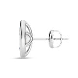 Photo of Flo 1 Carat T.W. Lab Grown Diamond Solitaire Earring 10K White Gold [SE1922W-O095]