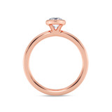 Photo of Niu 1 ct tw. Lab Grown Diamond Marquise Solitaire Engagement Ring 14K Rose Gold [BT1922RE-O095]