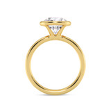 Photo of Niu 3 ct tw. Lab Grown Diamond Round Solitaire Engagement Ring 14K Yellow Gold [BT1926YE-L295]