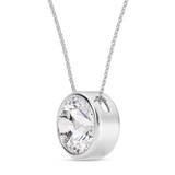 Photo of Aarini 3 CT. T.W. Lab Grown Diamond Solitaire Pendant 14K White Gold [SP1926W-L295]