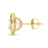 Photo of Aarini 3 Carat T.W. Lab Grown Diamond Solitaire Earring 14K Yellow Gold [SE1926Y-L295]