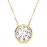 Photo of Aarini 3 Carat T.W. Lab Grown Diamond Solitaire Pendant 10K Yellow Gold [SP1926Y-L295]