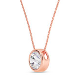 Photo of Naya 1 Carat T.W. Lab Grown Diamond Solitaire Pendant 14K Rose Gold [SP1925R-L095]