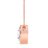 Photo of Aarini 3 Carat T.W. Lab Grown Diamond Solitaire Pendant 14K Rose Gold [SP1926R-L295]