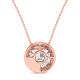 Photo of Aarini 3 Carat T.W. Lab Grown Diamond Solitaire Pendant 14K Rose Gold [SP1926R-L295]