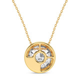 Photo of Aarini 3 CT. T.W. Lab Grown Diamond Solitaire Pendant 14K Yellow Gold [SP1926Y-L295]