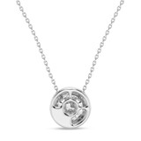 Photo of Naya 1 CT. T.W. Lab Grown Diamond Solitaire Pendant 14K White Gold [SP1925W-L095]