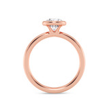Photo of Niu 1 ct tw. Lab Grown Diamond Round Solitaire Engagement Ring 10K Rose Gold [BT1925RE-L095]
