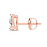Photo of Mahi 1/2 Carat T.W. Lab Grown Diamond Solitaire Earring 14K Rose Gold [SE1928R-C000]