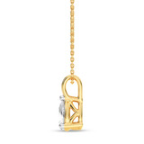 Photo of Mahi 1/2 CT. T.W. Lab Grown Diamond Solitaire Pendant 10K Yellow Gold [SP1928Y-C000]