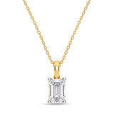 Photo of Jena 1/2 CT. T.W. Lab Grown Diamond Solitaire Pendant 10K Yellow Gold [SP1929Y-C000]