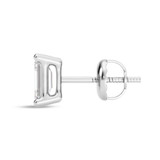 Photo of Jena 1/2 Carat T.W. Lab Grown Diamond Solitaire Earring 10K White Gold [SE1929W-C000]