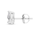 Photo of Mahi 1/2 Carat T.W. Lab Grown Diamond Solitaire Earring 10K White Gold [SE1928W-C000]