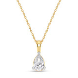 Photo of Mahi 1/2 Carat T.W. Lab Grown Diamond Solitaire Pendant 14K Yellow Gold [SP1928Y-C000]