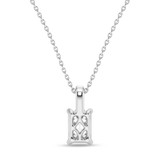 Photo of Jena 1/2 CT. T.W. Lab Grown Diamond Solitaire Pendant 10K White Gold [SP1929W-C000]