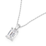 Photo of Jena 1/2 CT. T.W. Lab Grown Diamond Solitaire Pendant 10K White Gold [SP1929W-C000]