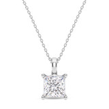 Photo of Mihi 1 CT. T.W. Lab Grown Diamond Solitaire Pendant 10K White Gold [SP1927W-K095]