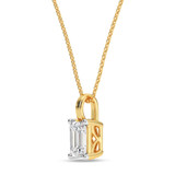 Photo of Jena 1/2 Carat T.W. Lab Grown Diamond Solitaire Pendant 14K Yellow Gold [SP1929Y-C000]
