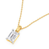 Photo of Jena 1/2 Carat T.W. Lab Grown Diamond Solitaire Pendant 14K Yellow Gold [SP1929Y-C000]