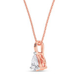 Photo of Mahi 1/2 Carat T.W. Lab Grown Diamond Solitaire Pendant 10K Rose Gold [SP1928R-C000]