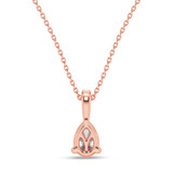 Photo of Mahi 1/2 Carat T.W. Lab Grown Diamond Solitaire Pendant 10K Rose Gold [SP1928R-C000]