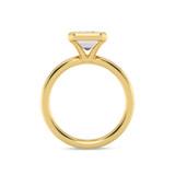 Photo of Niu 3 ct tw. Lab Grown Diamond Emerald Solitaire Engagement Ring 10K Yellow Gold [BT1921YE-N295]