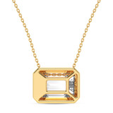 Photo of Dela 3 CT. T.W. Lab Grown Diamond Solitaire Pendant 10K Yellow Gold [SP1921Y-N295]