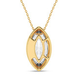 Photo of Niu 3 CT. T.W. Lab Grown Diamond Solitaire Pendant 10K Yellow Gold [SP1924Y-O295]