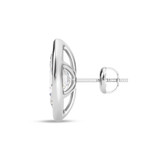 Photo of Niu 3 Carat T.W. Lab Grown Diamond Solitaire Earring 10K White Gold [SE1924W-O295]