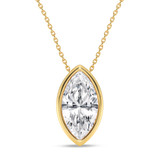 Photo of Wren 2 CT. T.W. Lab Grown Diamond Solitaire Pendant 14K Yellow Gold [SP1923Y-O195]