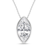 Photo of Niu 3 Carat T.W. Lab Grown Diamond Solitaire Pendant 10K White Gold [SP1924W-O295]