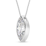 Photo of Niu 3 Carat T.W. Lab Grown Diamond Solitaire Pendant 10K White Gold [SP1924W-O295]