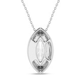 Photo of Niu 3 Carat T.W. Lab Grown Diamond Solitaire Pendant 10K White Gold [SP1924W-O295]