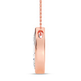 Photo of Niu 3 Carat T.W. Lab Grown Diamond Solitaire Pendant 10K Rose Gold [SP1924R-O295]