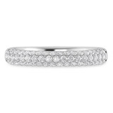 Photo of Jiles 3/4 ct tw. Lab Grown Diamonds Mens Band 10K White Gold [BT1681WM]