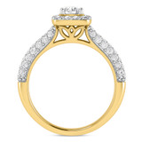 Photo of Jiles 1 1/5 ct tw. Lab Grown Diamond Round Solitaire Engagement Ring 14K Yellow Gold [BT1681YE-L045]