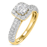 Photo of Jiles 2 3/4 ct tw. Lab Grown Diamond Round Solitaire Trio Set 14K Yellow Gold [BT1681YE-L045]