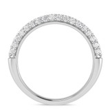 Photo of Jiles 1 1/2 ct tw. Lab Grown Diamond Wedding Band Set 10K White Gold [BT1681WL]