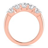 Photo of Florens 2 ct tw. Lab Grown Diamond Wedding Band Set 14K Rose Gold [BT1683RL]