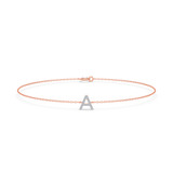 Photo of Lisa "A" 1/15 CT. T.W. Lab Grown Diamond Bracelet 10K Rose Gold [BC1938R]