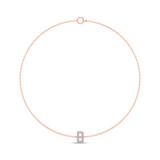 Photo of Lisa "B" 1/10 CT. T.W. Lab Grown Diamond Bracelet 14K Rose Gold [BC1939R]