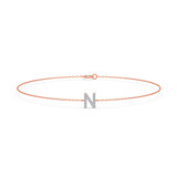 Photo of Lisa "N" 1/10 Carat T.W. Lab Grown Diamond Bracelet 14K Rose Gold [BC1951R]