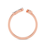 Photo of Lisa "M" 1/6 ct tw. Lab Grown Diamond Ring 14K Rose Gold [FR1950R]