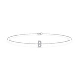 Photo of Lisa "B" 1/10 CT. T.W. Lab Grown Diamond Bracelet 10K White Gold [BC1939W]