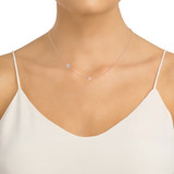 Photo of Lisa "R" 1/7 Carat T.W. Lab Grown Diamond Pendant 14K Rose Gold [CP1955R]