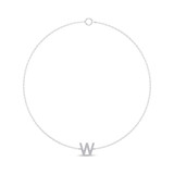 Photo of Lisa "W" 1/10 Carat T.W. Lab Grown Diamond Bracelet 10K White Gold [BC1960W]